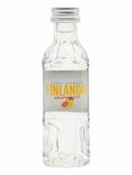 A bottle of Finlandia Grapefruit Vodka Miniature