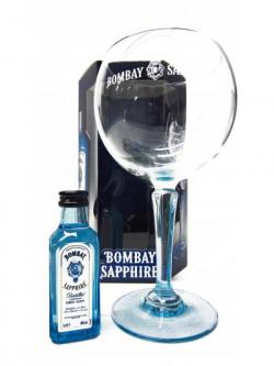 Gin Bombay Sapphire Miniature Glass Gift Set