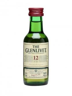 Glenlivet 12 Year Old Miniature Speyside Single Malt Scotch Whisky