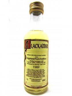 Highland Park Blackadder Single Malt Miniature 1989 8 Year Old