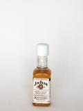 A bottle of Jim Beam Kentucky Straight Bourbon