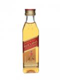 A bottle of Johnnie Walker Red Label Miniature Blended Scotch Whisky Miniature