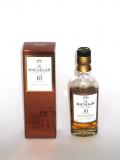 A bottle of Macallan 10 year Sherry Oak