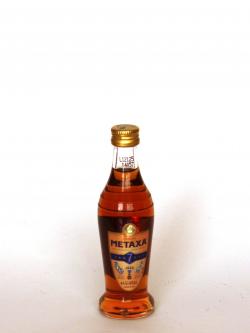 Metaxa 7* Brandy Miniature Front side