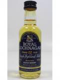 A bottle of Royal Lochnagar Single Highland Malt Miniature 12 Year Old