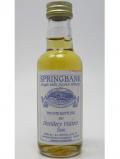 A bottle of Springbank Private Bottling Miniature