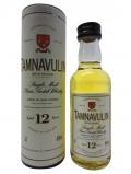 A bottle of Tamnavulin Single Malt Scotch Miniature 12 Year Old