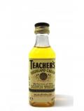 A bottle of Teacher S Highland Cream Old Style Miniature 3965