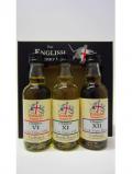 A bottle of The English Whisky Co St Georges Distillery 3 X Miniature Gift Set