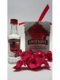 A bottle of Vodka Smirnoff Miniature Truffles Gift Set