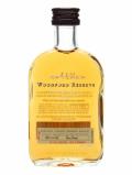 A bottle of Woodford Reserve Miniature Kentucky Straight Bourbon Whiskey