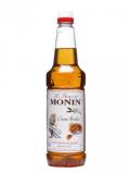 A bottle of Monin Crème Brûlée / Plastic Litre Bottle