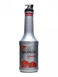 A bottle of Monin Strawberry Puree
