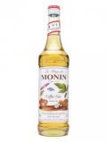 A bottle of Monin Toffee Nut Syrup