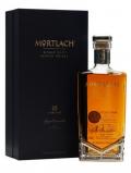 A bottle of Mortlach 18 Year Old Speyside Single Malt Scotch Whisky