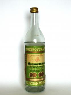 Moskovskaya Russian Vodka Front side