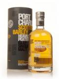 A bottle of Port Charlotte Scottish Barley - Heavily Peated