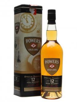 Powers Gold Label 12 Year Old / Presentation Tin Blended Irish Whiskey