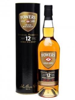Powers Gold Label 12 Year Old / Special Reserve Blended Irish Whiskey