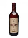 A bottle of Ron Abuelo 7 Year Old Anejo Rum