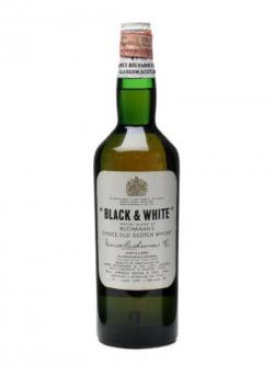 Black& White / Bot.1960s / Spring Cap Blended Scotch Whisky