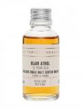 A bottle of Blair Athol 12 Year Old Sample Highland Single Malt Scotch Whisky