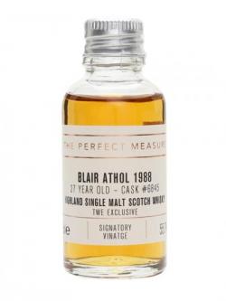 Blair Athol 1988 Sample / 27 Year Old / Signatory for TWE Highland Whisky