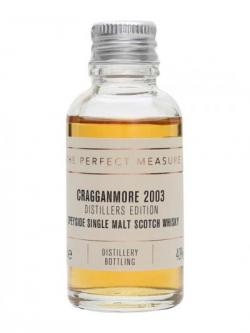 Cragganmore 2003 Distillers Edition Sample Speyside Whisky