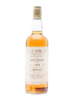 Glen Mhor 1978 / CASK Label / Gordon& Macphail Speyside Whisky