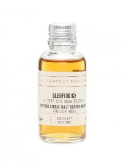 Glenfiddich 21 Year Old Gran Reserva Sample / Rum Finish Speyside Whisky