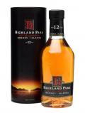 A bottle of Highland Park 12 Year Old Island Single Malt Scotch Whisky