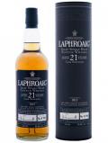 A bottle of Laphroaig 21 Years Old T5 Limited Edition