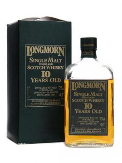 Longmorn 10 Year Old / Rectangular / Bot. 1960's Speyside Whisky