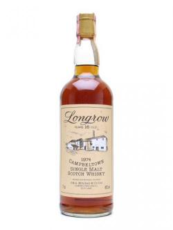Longrow 1974 / 16 Year Old / Sherry Cask (Cork) Campbeltown Whisky