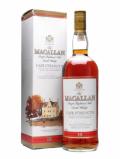 A bottle of Macallan 10 Year Old / Cask Strength Speyside Whisky