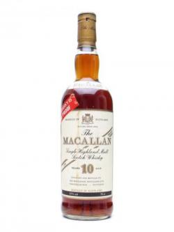 Macallan 10 Year Old / Full Proof / Bot 1980s Speyside Whisky