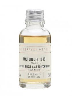 Miltonduff 1999  Sample/17 Year Old Single Malts of Scotland Speyside Whisky