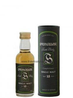 Springbank 15 Year Old