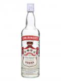A bottle of Smirnoff Red Label Vodka / Bot.1980s
