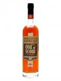 A bottle of Smooth Ambler Old Scout 7 Year Old Bourbon