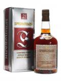A bottle of Springbank 21 Year Old / Bot.1980s Campbeltown Whisky