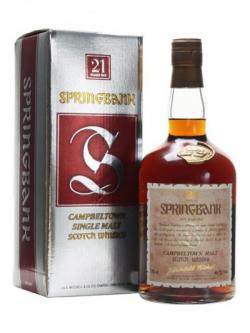 Springbank 21 Year Old / Bot.1980s Campbeltown Whisky
