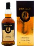 A bottle of Springbank 21 Year Old