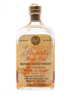 Stuart's Rare 12 Year Old / Bot.1940s Blended Scotch Whisky