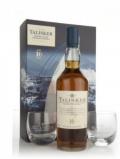 A bottle of Talisker 10 Year Old and Glasses Gift Pack