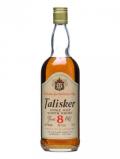 A bottle of Talisker 8 Year Old / Clear Glass / Bot.1970s Island Whisky