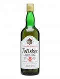 A bottle of Talisker 8 Year Old / DT Label / Bot.1980s Island Whisky