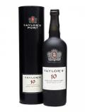 A bottle of Taylor's 10 Year Old Tawny Port