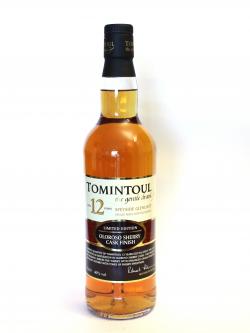 Tomintoul 12 year Sherry Cask Front side