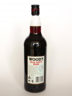Wood's 100 Navy Rum Back side